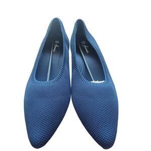 Arromic Shoe Flats Color Navy Blue Size 11